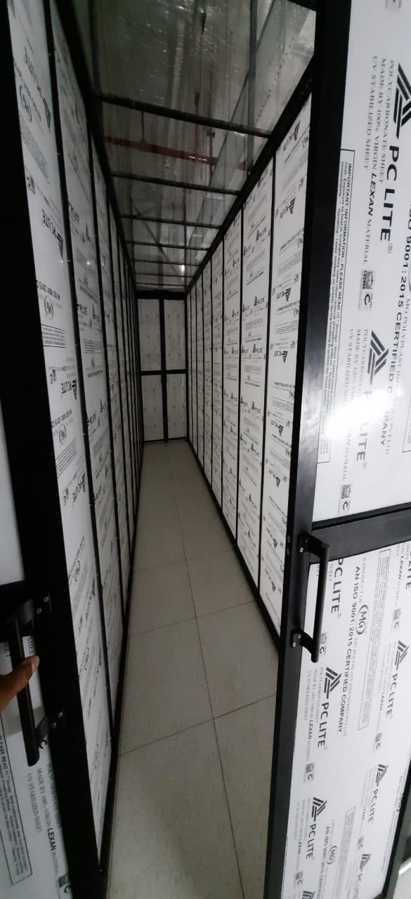 Cold aisle containment panels