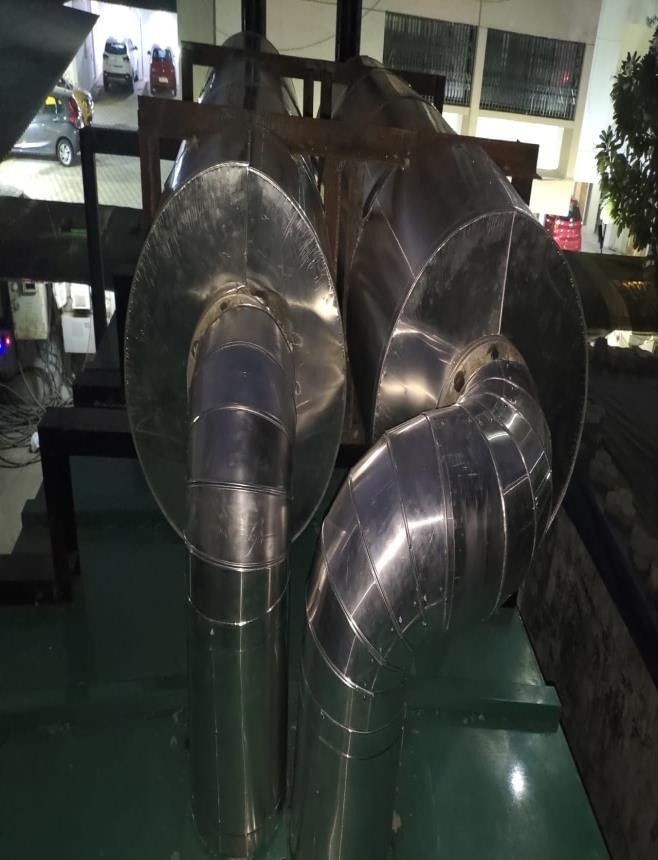 Insulated exhaust bends