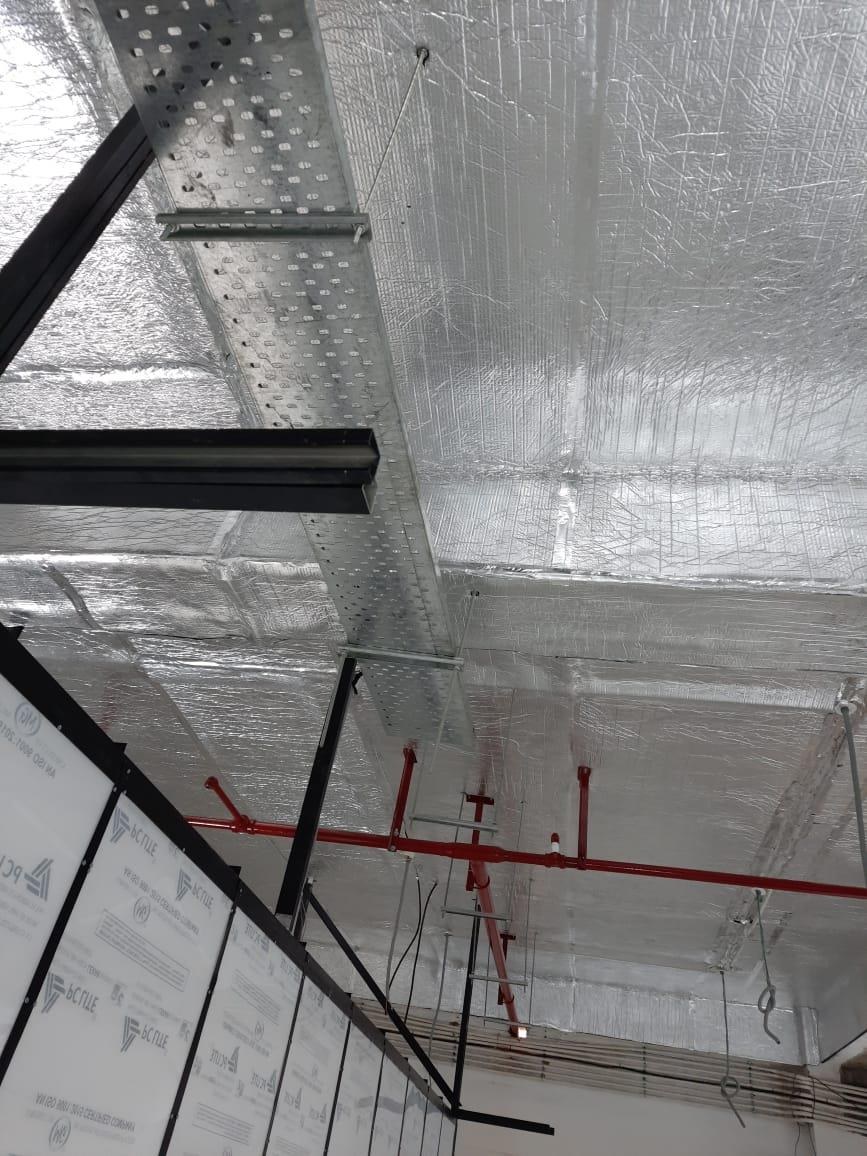 Ceiling insulation and services