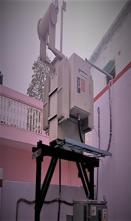 Transformer HT bushings and termination